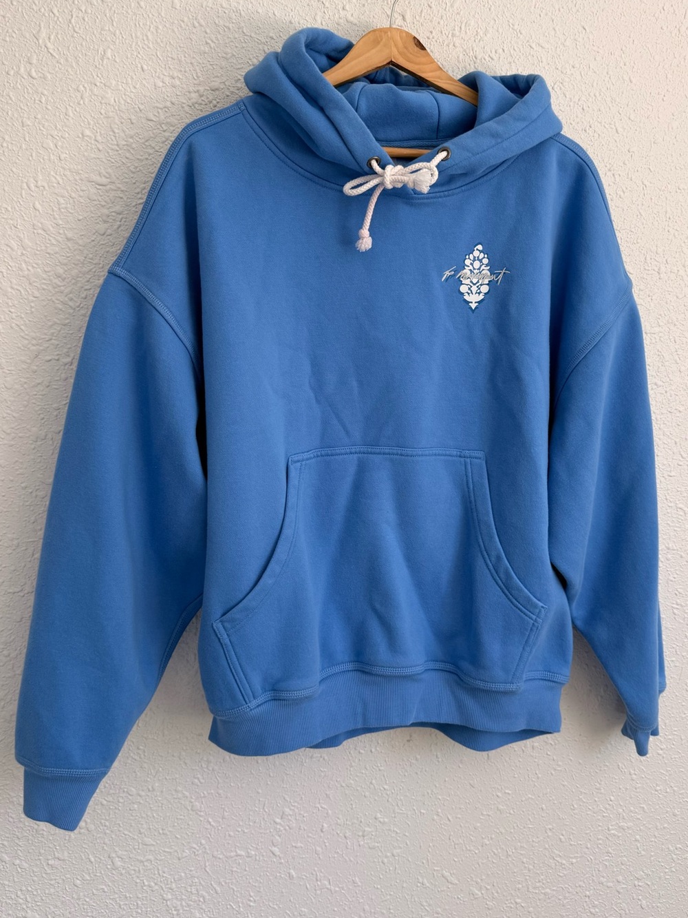 FP Movement Final Call Logo Hoodie In Riviera Blue S free people